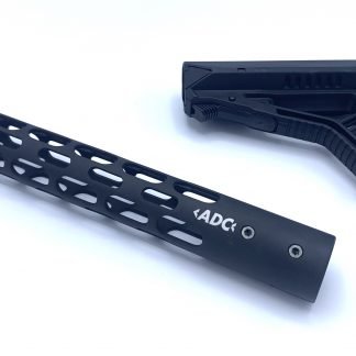 AR9 PCC ADC Hadguard &  Buttstock FAB Defense Cerakote - Black