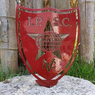 SCHÜTZEN HELFEN IPSC Logo made from Stainless Steel