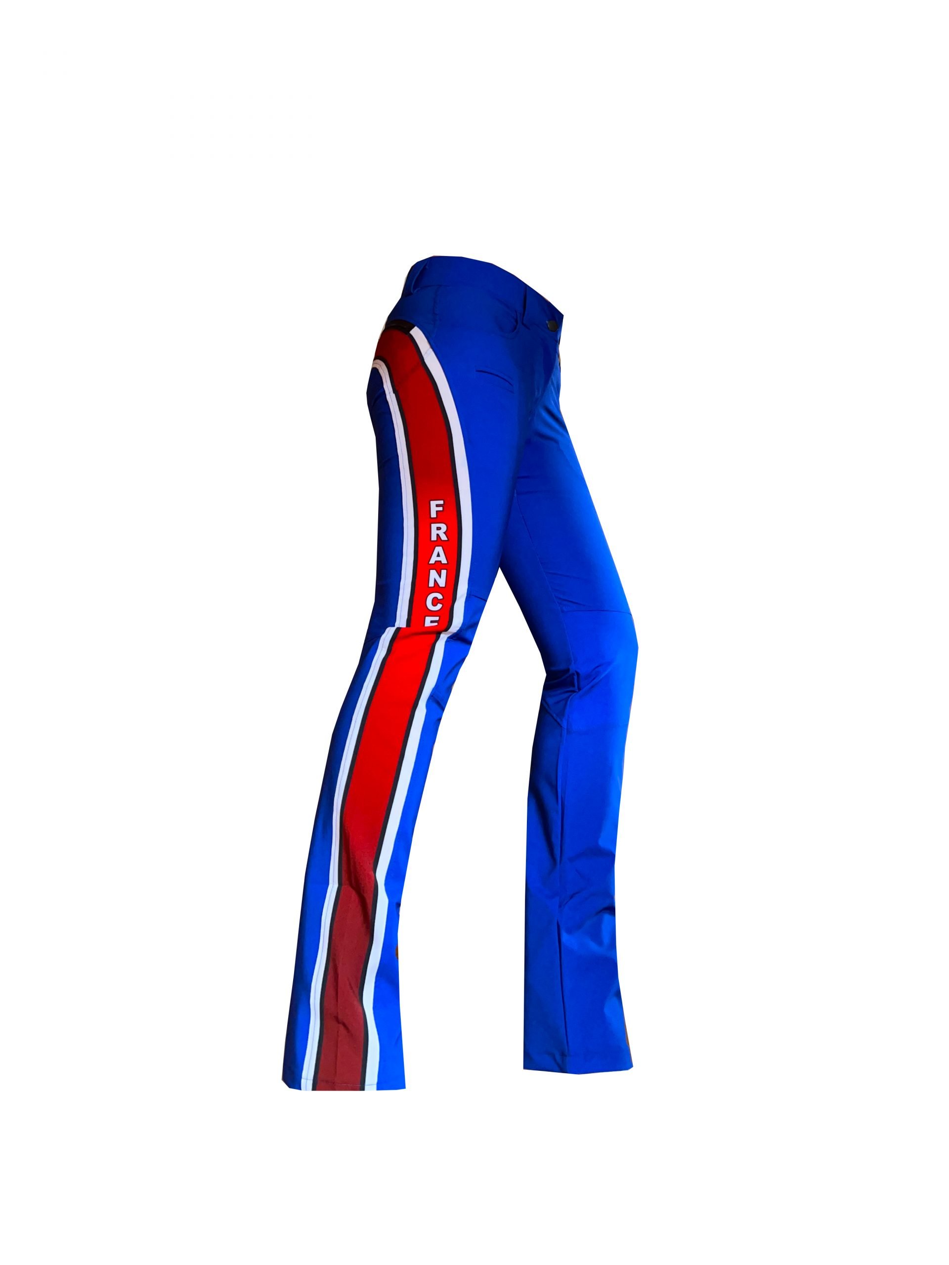 Official TEAM FRANCE Lady Sublimation Shooting Pants Blue