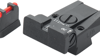 LPA SPR86CZ7F ADJUSTABLE SIGHT SET FOR CZ 75, 75B, 85, P07 DUTY (FOR MODELS WITH DOVETAIL FRONT SIGHTS)