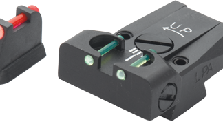 LPA TTF86CZ ADJUSTABLE SIGHT SET FOR CZ 75/85 WITH FIBER OPTIC