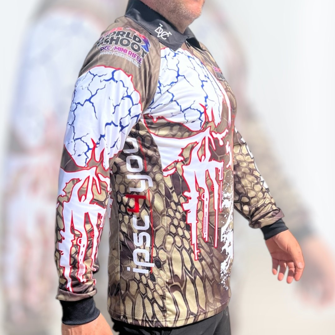 World Shoot Long Sleeve Polo Shirt PCC/Mini Rifle 2025 - Image 4