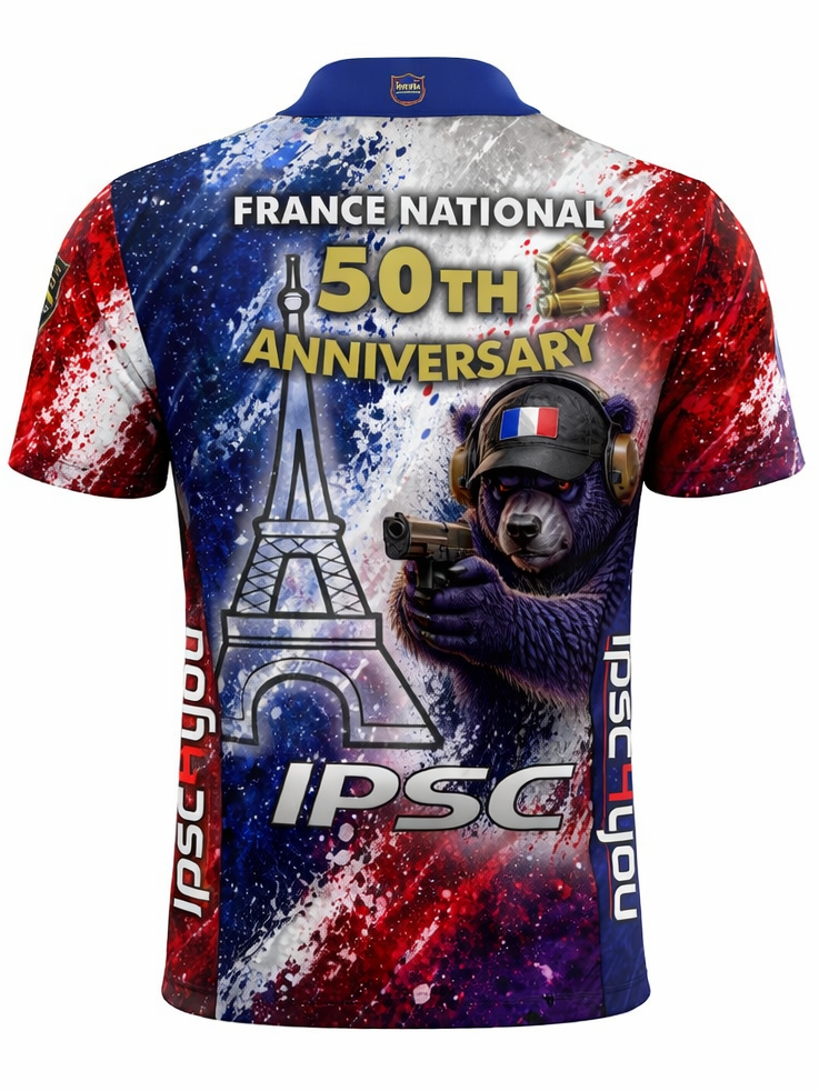FRANCE NATIONAL 50th Anniversary Polo Shirt - Image 2