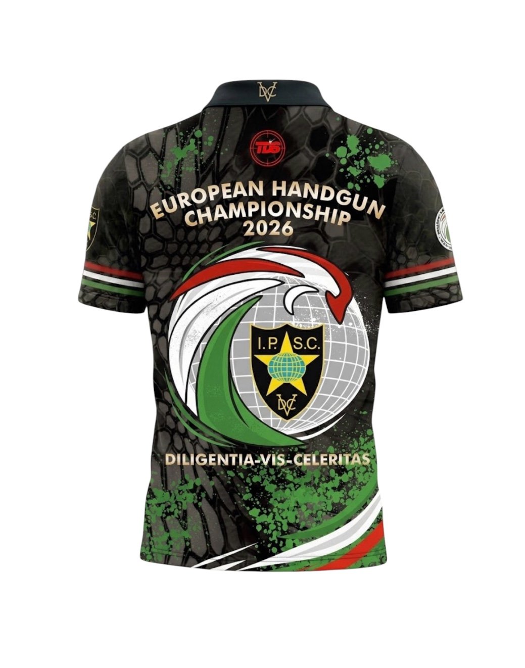 2026 European Handgun Championship Polo Shirt - Image 3