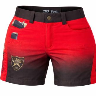 TDS Custom Wear IPSC Lady Shooting Short Pants Red Design