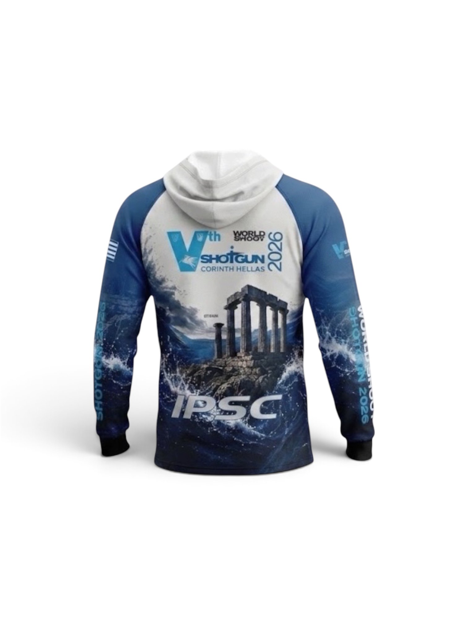 IPSC 2026 Shotgun World Shoot Hooded Long Sleeve Shirt - Image 3